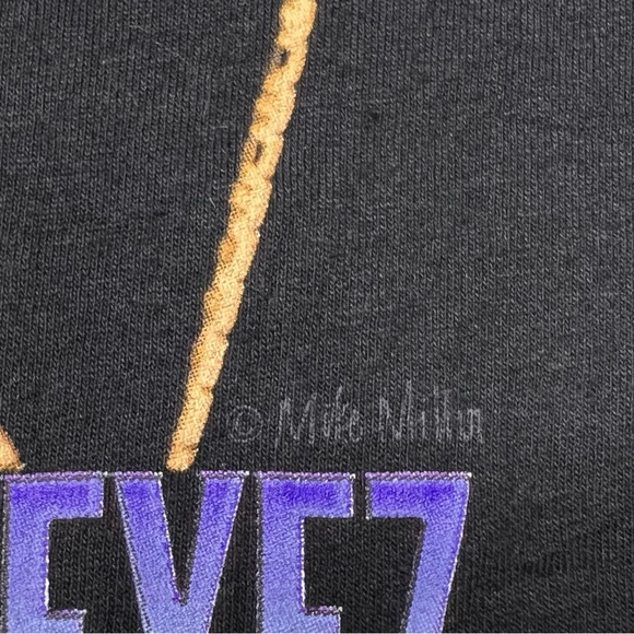 Tupac All Eyez On Me Short Sleeve Graphic T-Shirt in Black Unisex Sz XL - Picture 4 of 5